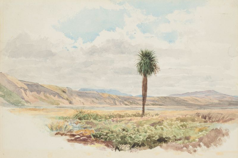 Landscape of Valley of the Mason by James Crowe Richmond, oil painting