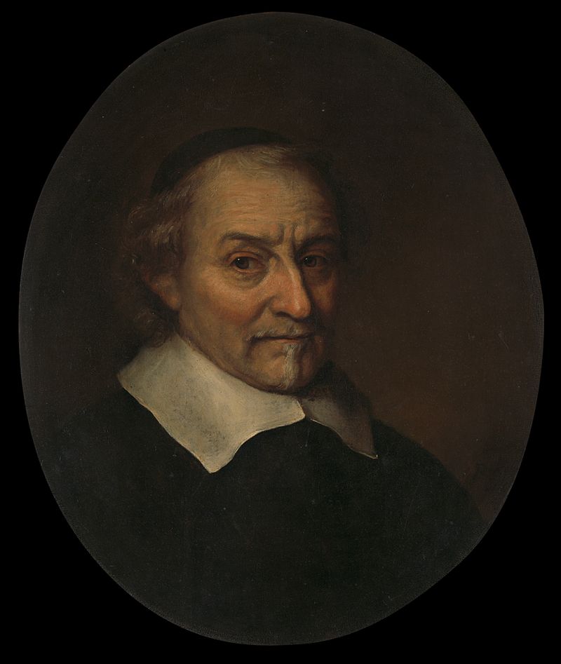 Portrait of Joost van den Vondel, oil on canvas by Philips Koninck