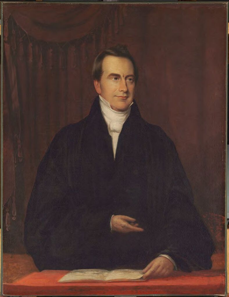 Retrato de James Walker, óleo sobre lienzo de Henry Cheever Pratt