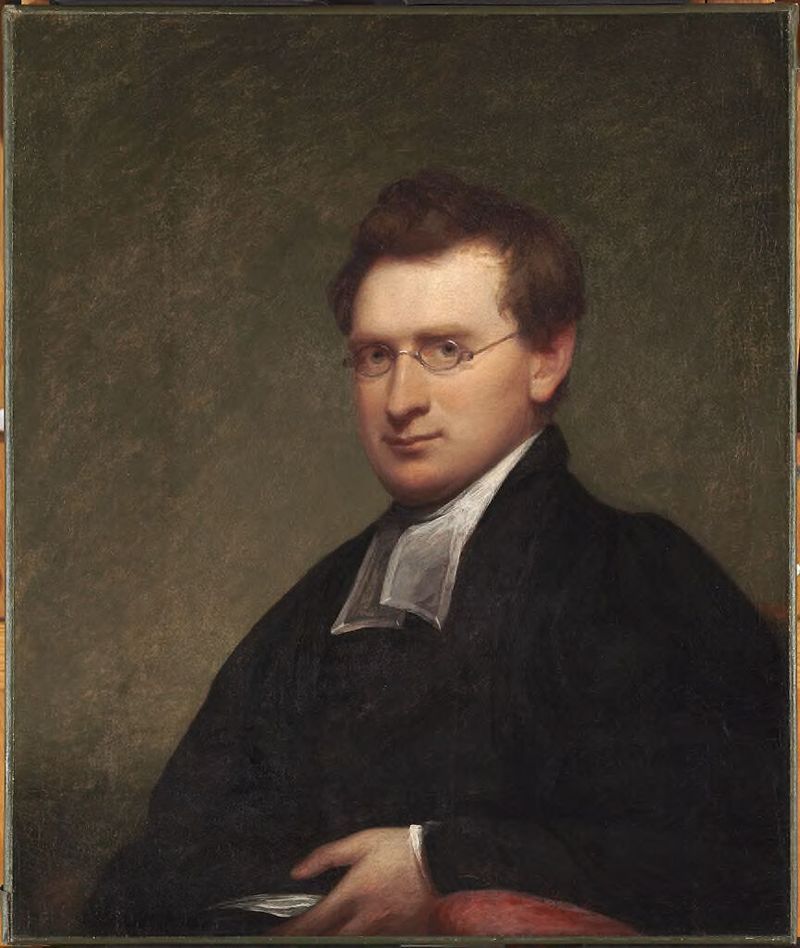 Portrait of James Walker, oil on canvas by James Frothingham