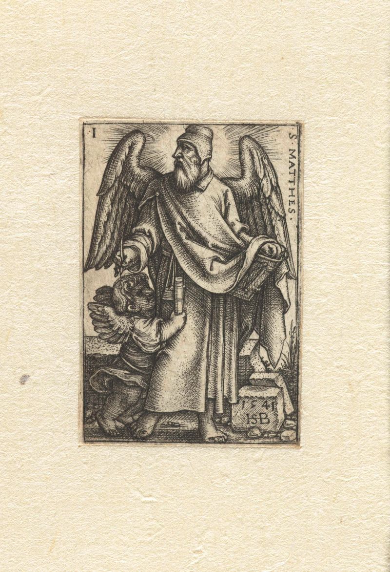 Retrato de Matteüs, gravura de Hans Sebald Beham