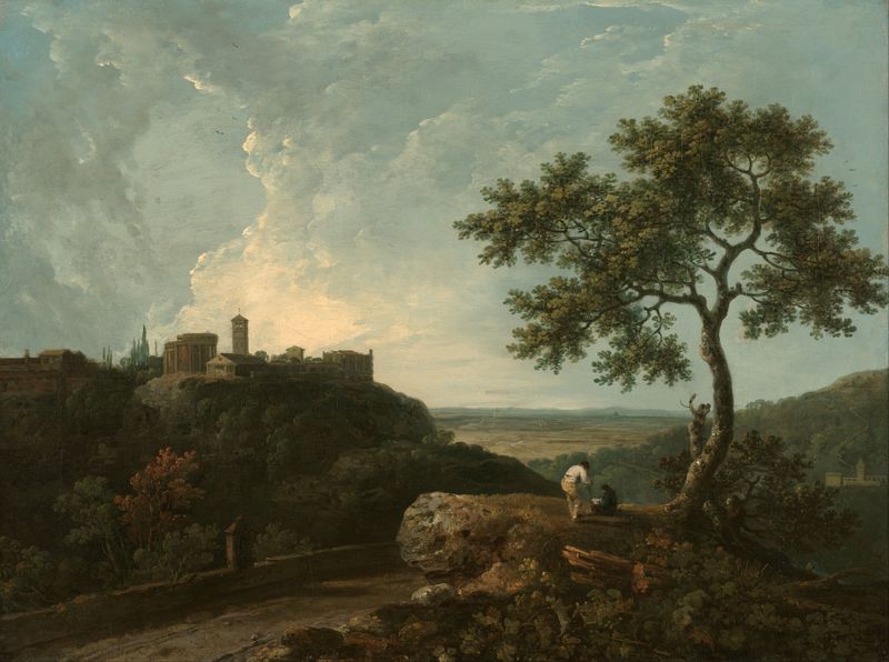 Tivoli - The Temple of the Sybil and the Campagna, oil painting by Richard Wilson