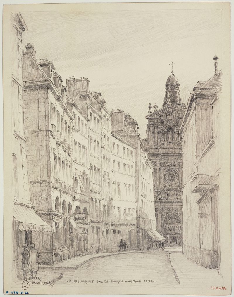 Rue de Sévigné, arquitectura de Ferdinand Boberg, 1926, medio desconocido