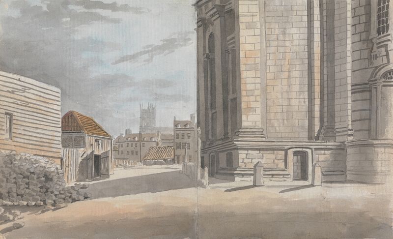 The Church of St. John’s, Smith Square by James Miller, oil on canvas