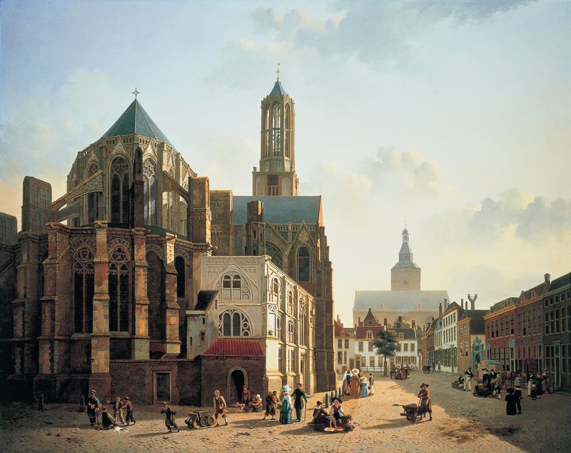 Gothic architecture of Utrecht Cathedral by Jan Hendrik Verheijen