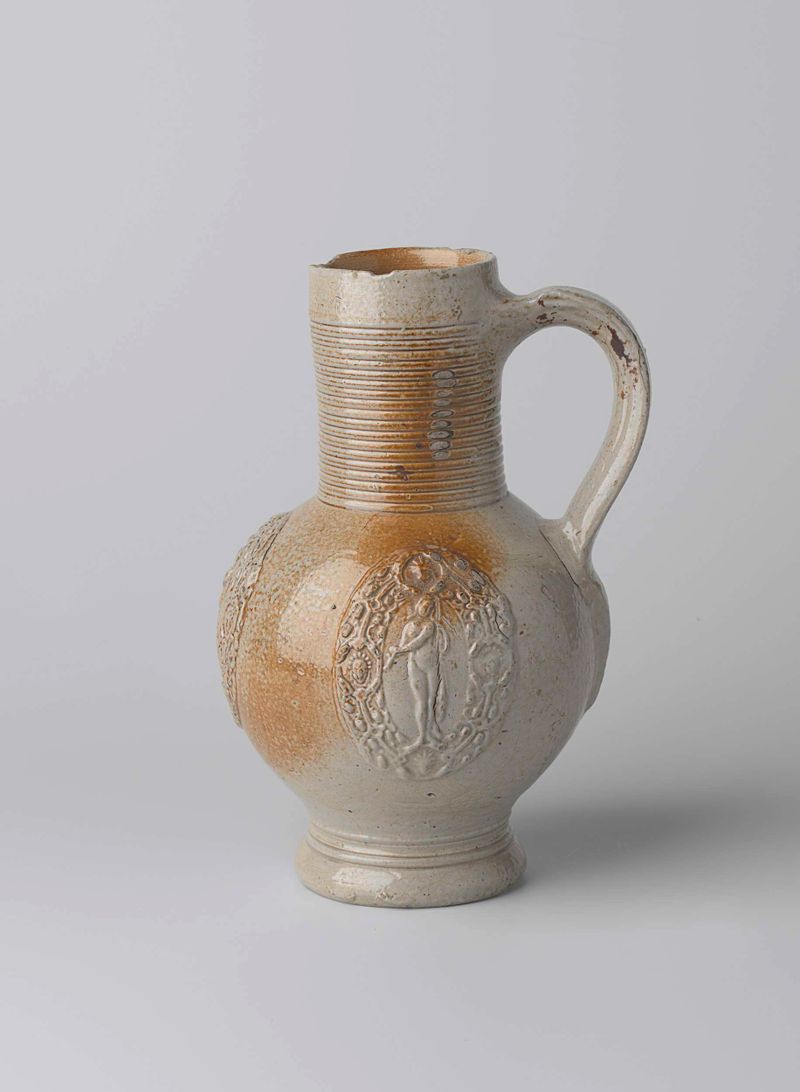 Jarra de cerámica con Lucrecia, obra de Artista Desconocido