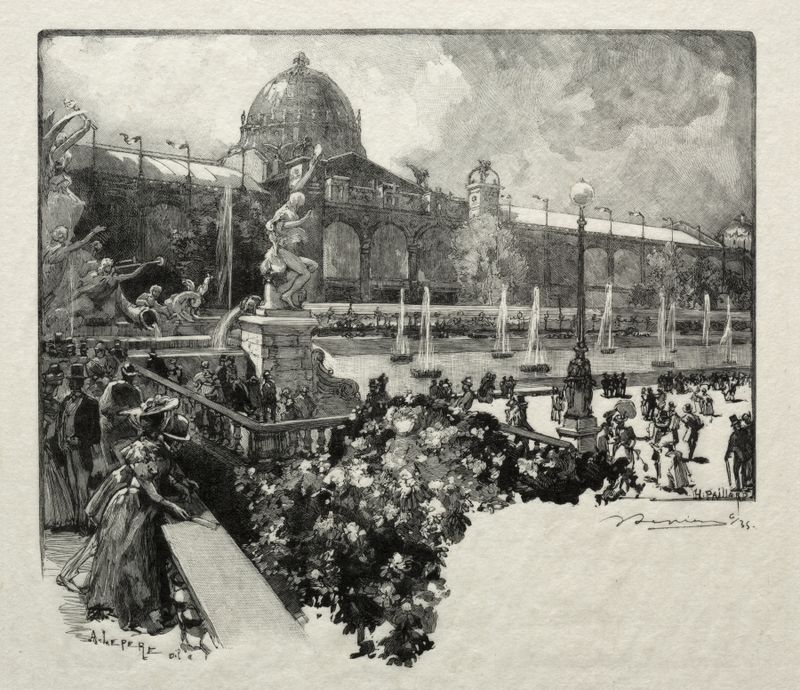 Le Palais des Arts Liberaux de Auguste Louis Lepère, Impressionismo, arquitetura