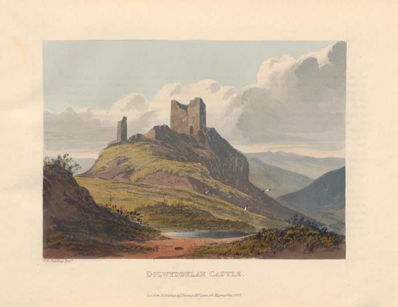 Dolwyddelan Castle oil painting by Theodore Henry Adolphus Fielding