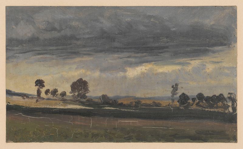 Prados perto de Wysoki Kościół, óleo sobre tela de Adolf Dressler