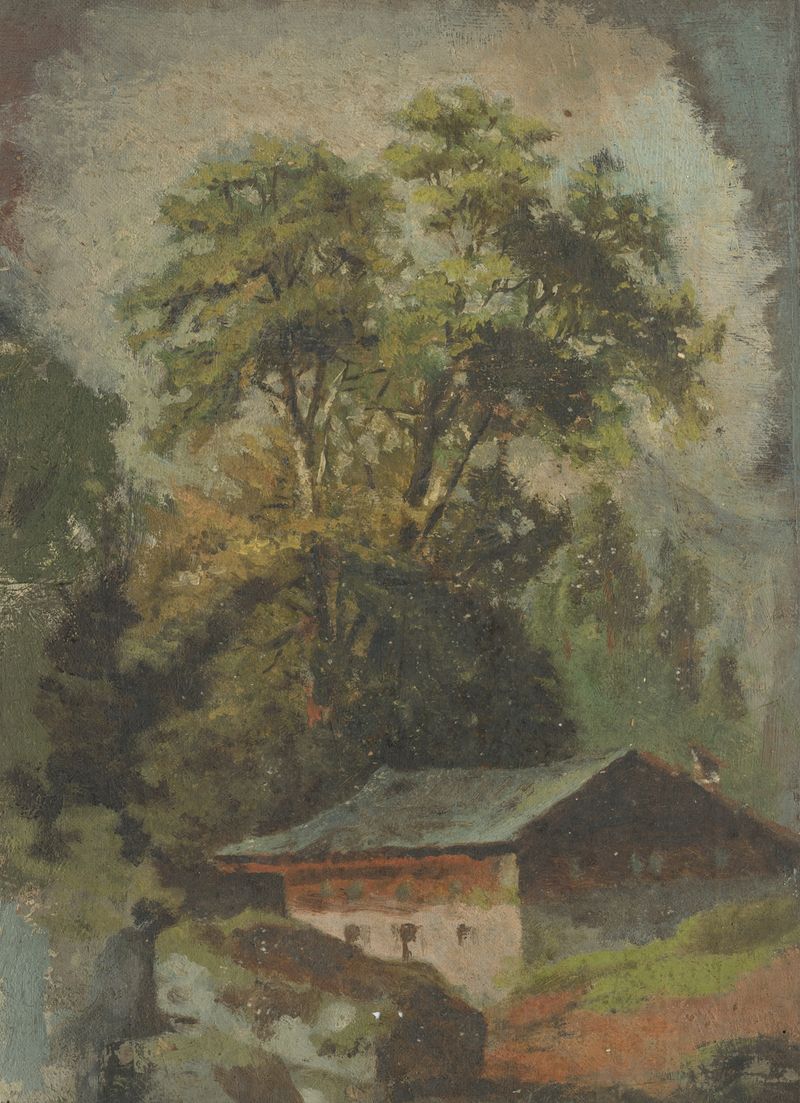 Interior scene of Gamekeeper’s Lodge by Jan Nowopacký, featuring warm light and rustic elements.