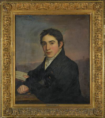 Retrato de Rudolph Theodor Gruner, pintura a óleo de Friedrich Matthäi