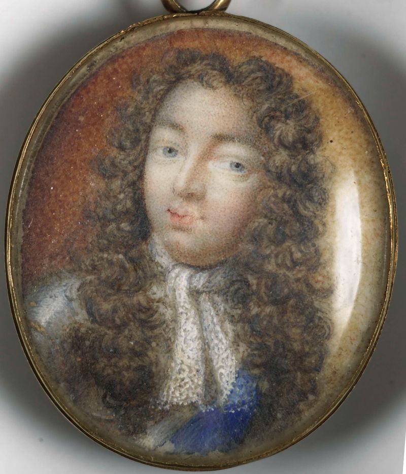 Retrato de un hombre y una mujer, medio marfil, Autor Desconocido