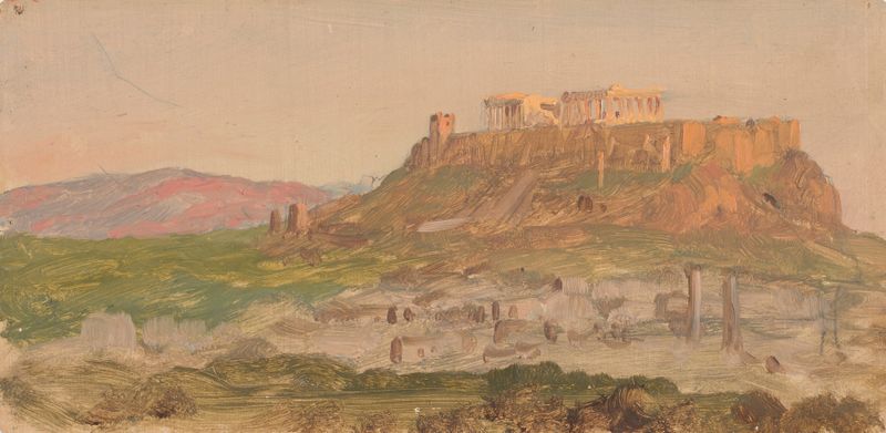 Paisagem da Acrópole do Sul, pintura a óleo de Frederic Edwin Church