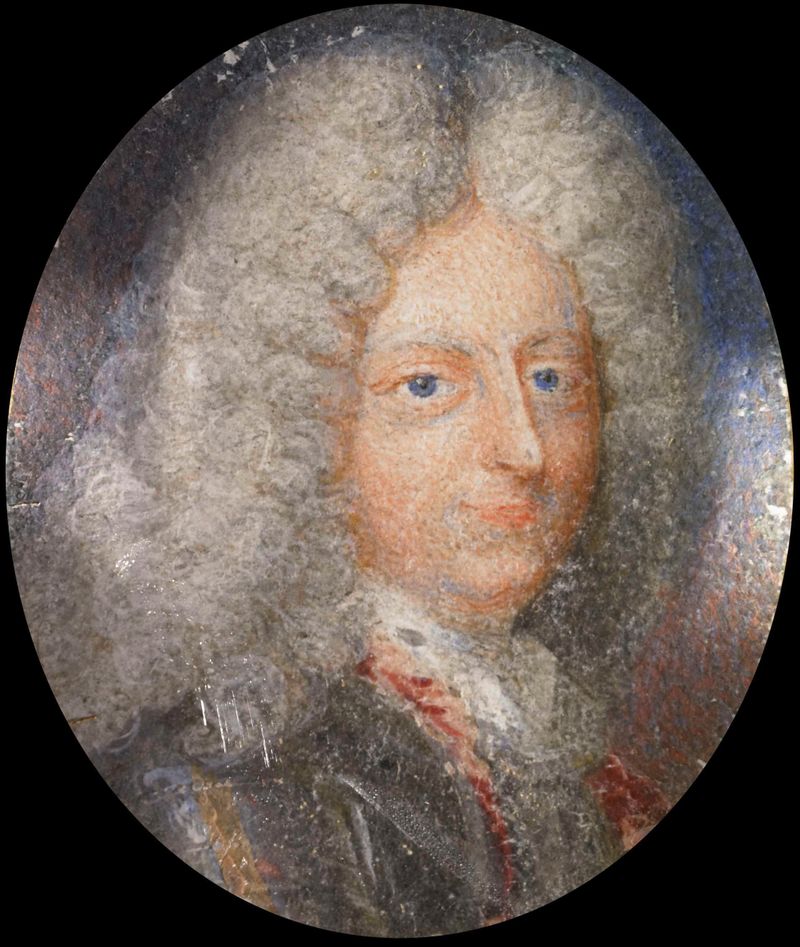 Retrato de Christiaan V, artista desconocido, pintura al óleo, Edad de Oro Holandesa
