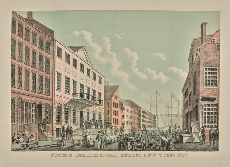 Arquitectura neoclásica del Tontine Building de John Joseph Holland