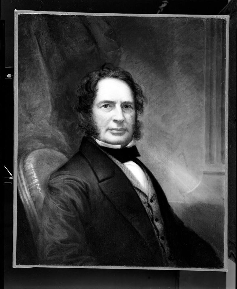 Retrato de Henry Wadsworth Longfellow por Thomas Badger, óleo sobre tela