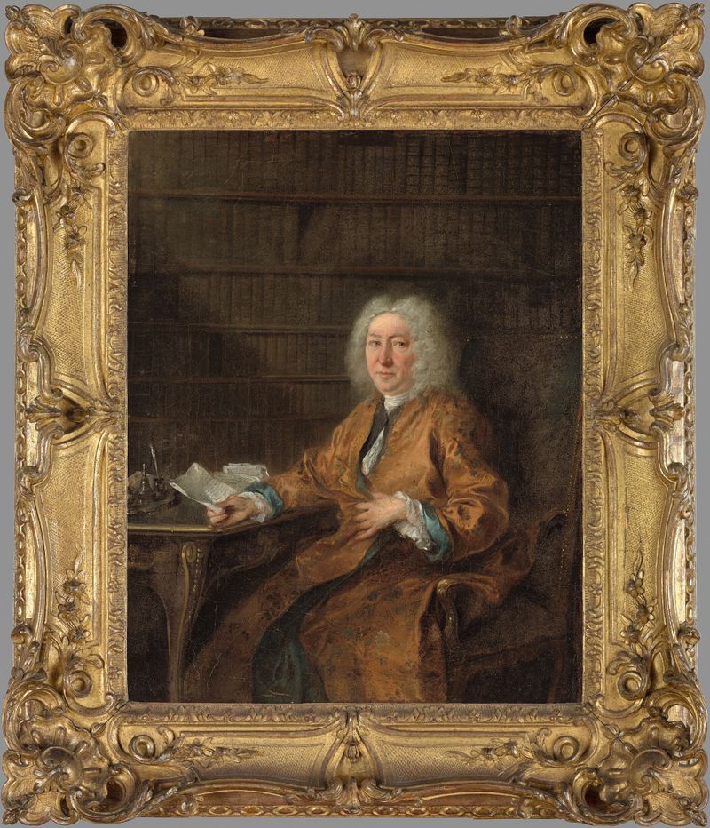 Portrait of Monsieur Gaignat by Nicolas Lancret, oil on canvas, featuring a dignified gentleman.
