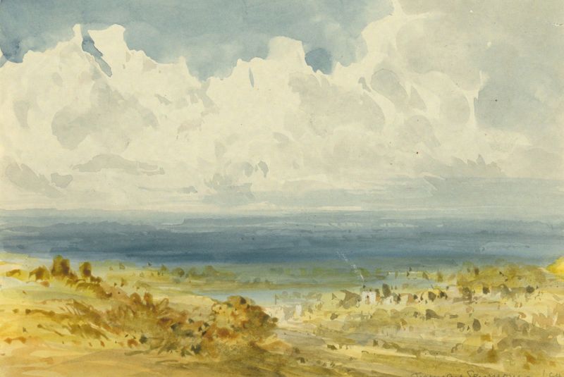 Landscape in Impressionism style by Truman Seymour, 1884