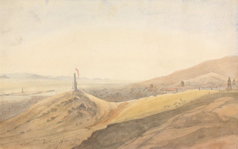 Oruro, Bolivia landscape by Godfrey Thomas Vigne, oil painting