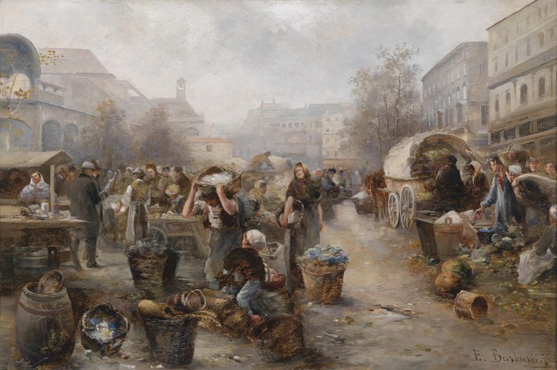Obra figurativa que representa la decadencia y la memoria de Emil Barbarini, medio desconocido.