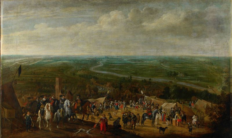 Prince Frederik Hendrik en atuendo dorado, óleo sobre lienzo de Pauwels van Hillegaert