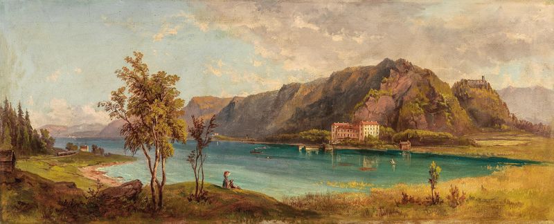 Landscape view of Villach by Jakob Canciani, medium unknown