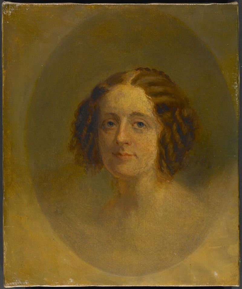 Retrato de Maria Denny Fay, óleo sobre tela de um artista não identificado