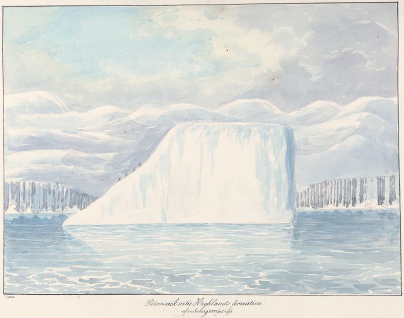 Petoowack Arctic Highlands Formation, óleo sobre tela de Charles Hamilton Smith