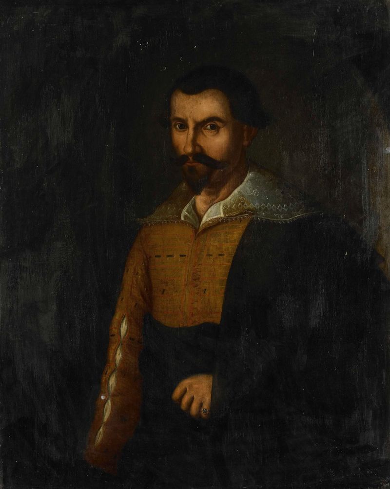 Retrato de Pieter de Carpentier, óleo sobre painel de artista desconhecido