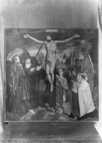 Obra figurativa de expresiónismo de un artista desconocido
