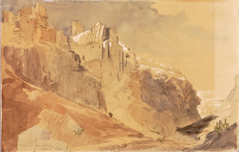 Convent of San Sabi, oil on canvas by Miner Kilbourne Kellogg