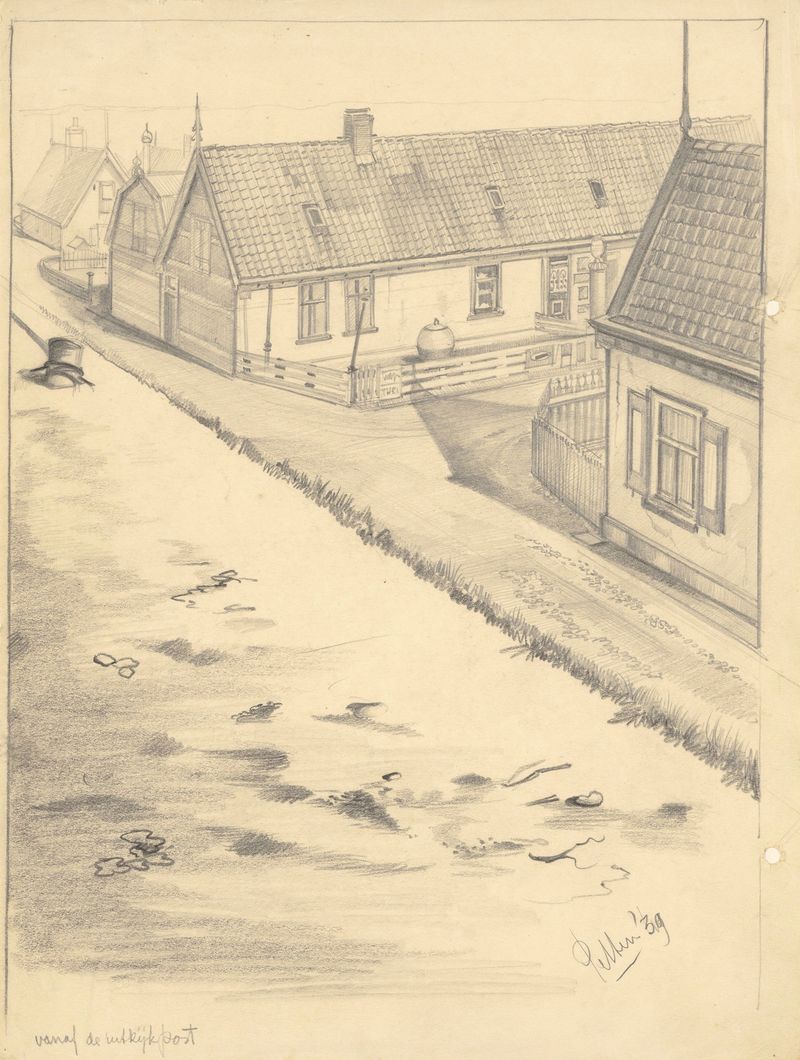 Paisagem com cores vibrantes de Maarten Oortwijn, 1939-1940