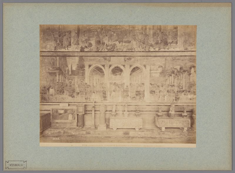 Fresco of Joseph revealing himself to his brothers, albumen print by Fratelli Alinari
