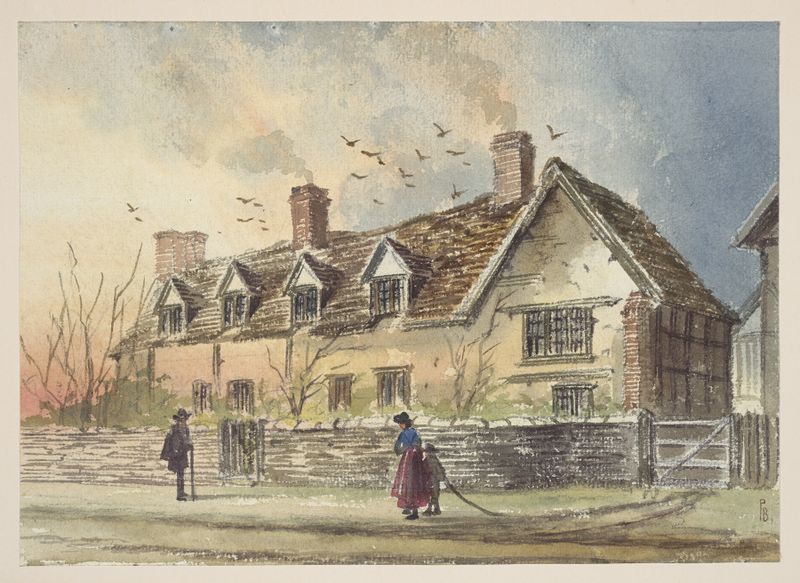 Paisaje romántico de Paul Braddon, con una silueta al atardecer.
