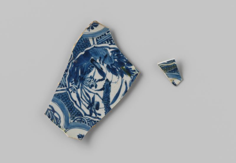 Fragmentos de cerâmica do navio VOC Witte leeuw, artista desconhecido