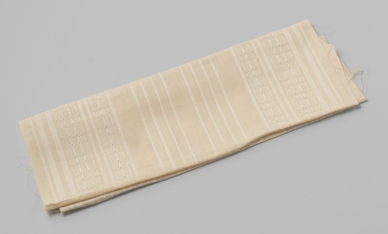 Textile by Gustav Schnitzler featuring beige stripes.