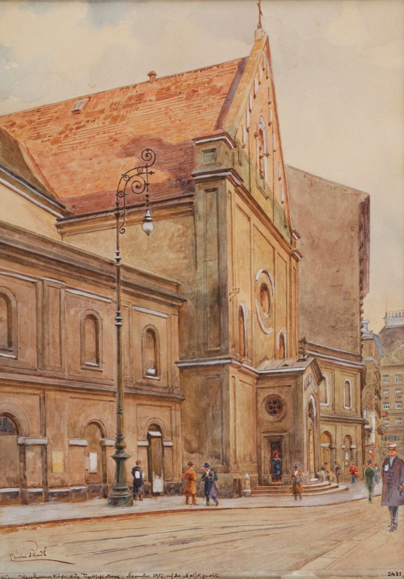 Kapuzinerkirche Wien de Erwin Pendl, arte expressionista