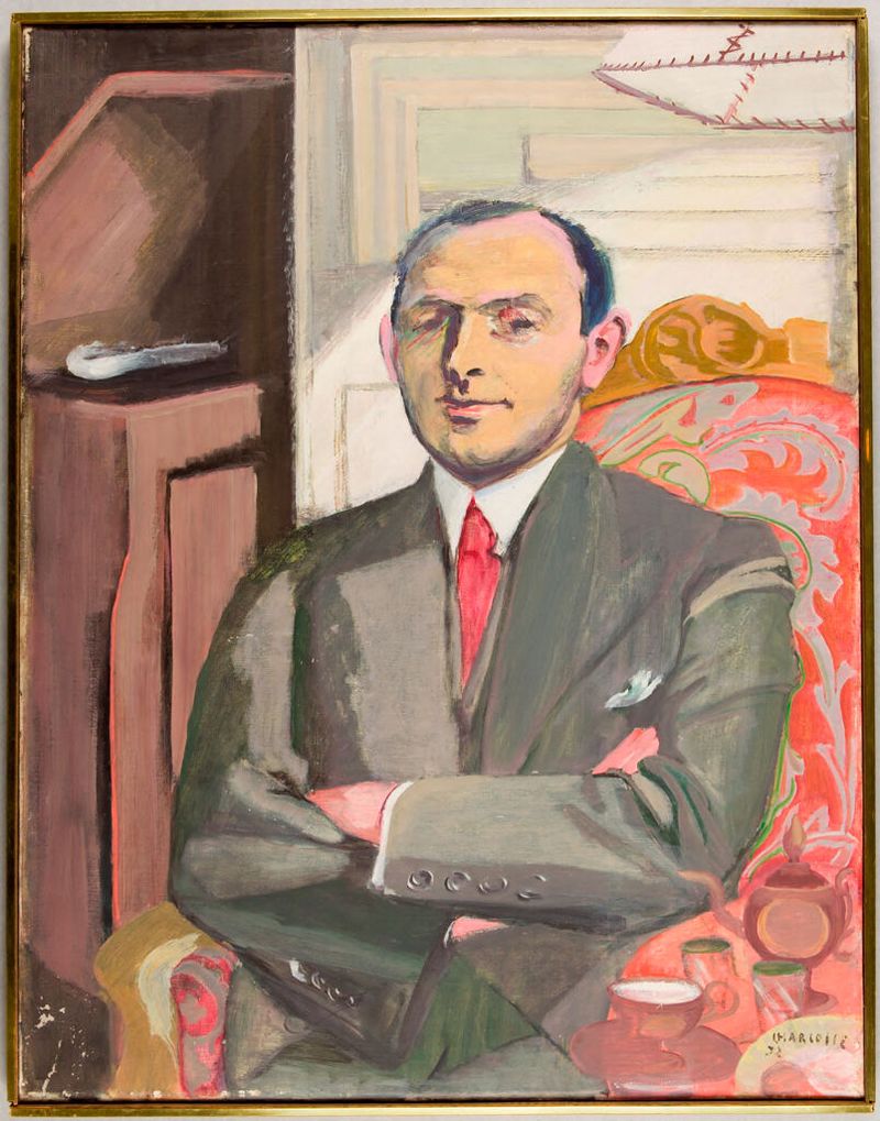 Retrato del Dr. Georg Zondek, óleo sobre lienzo de Charlotte Berend-Corinth