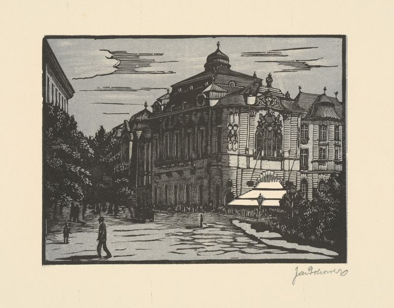 Obra abstracta de Jaroslav Dobrovolský, pintura al óleo, Reduta