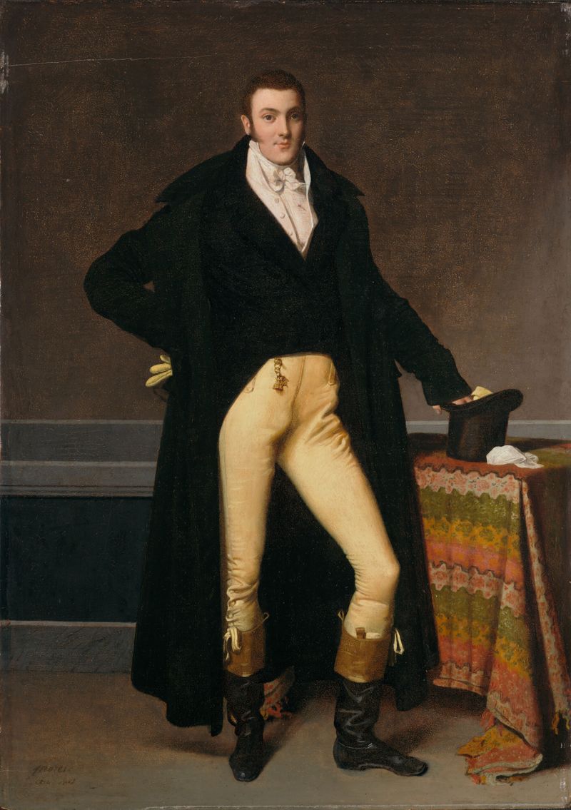 Portrait of Joseph-Antoine de Nogent, oil on panel by Jean-Auguste-Dominique Ingres