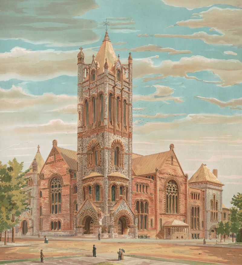 Arquitectura victoriana de The Brooklyn Tabernacle por artista desconocido
