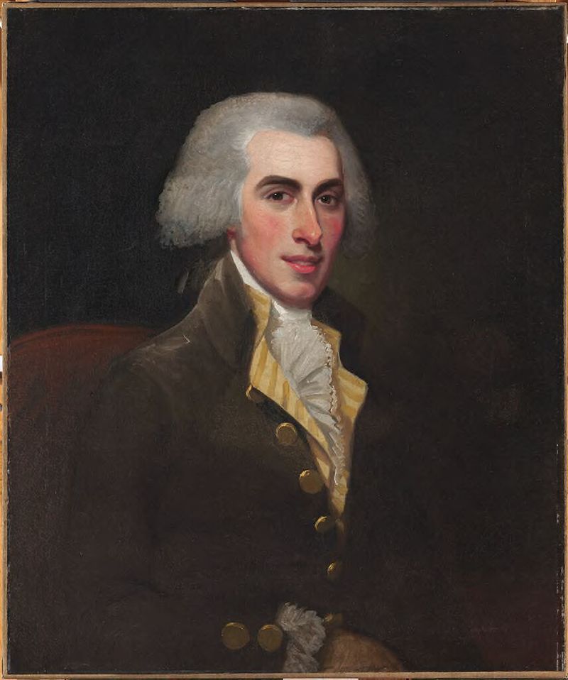 Retrato de Charles Bulfinch por Mather Brown, óleo sobre lienzo