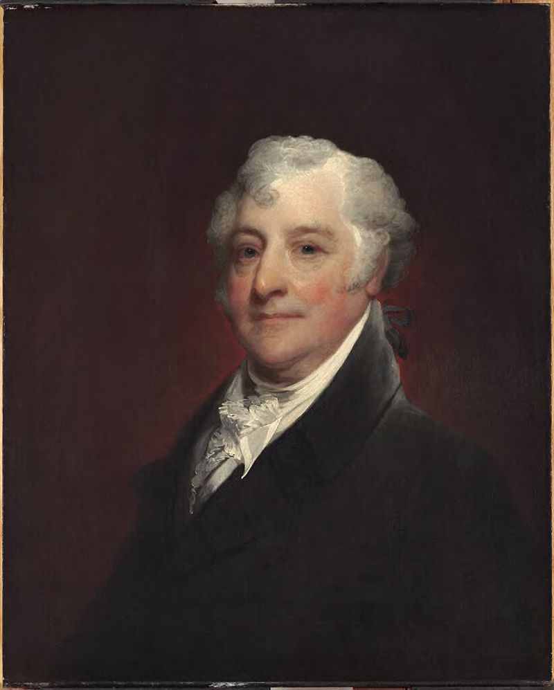 Portrait of Joseph Coolidge, wood medium by Gilbert Stuart