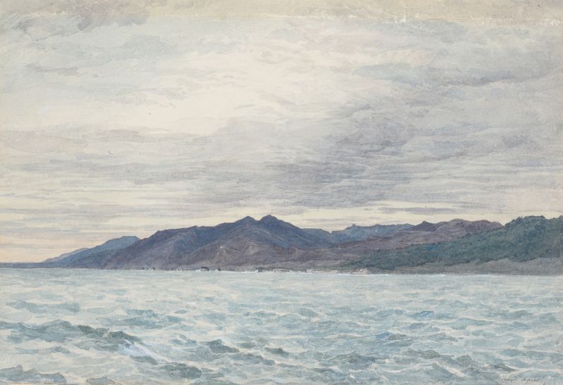 White Rock Point, at the mouth of the Grey, óleo sobre tela de James Crowe Richmond