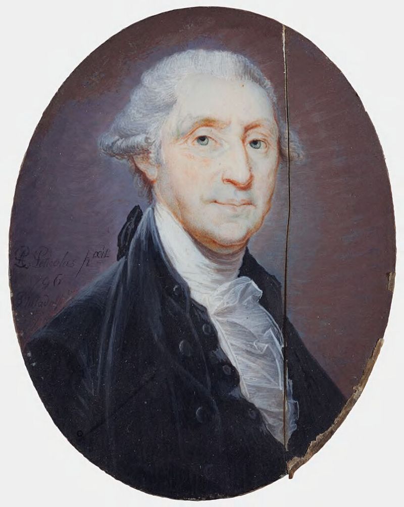 Escultura de marfil de George Washington por Philippe Abraham Peticolas