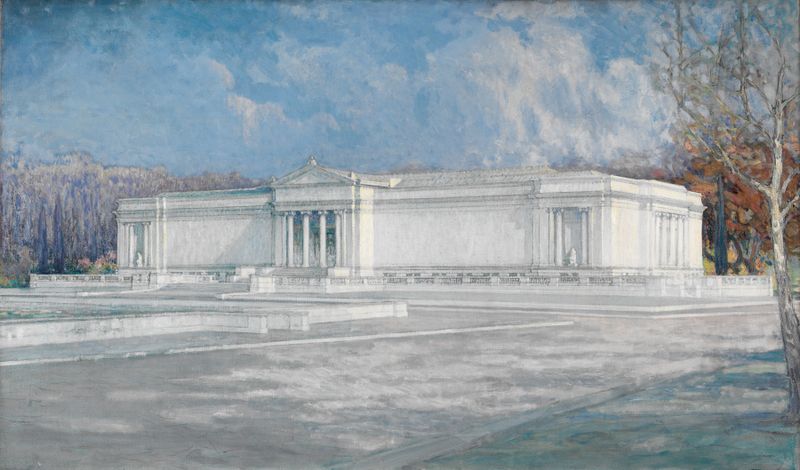 Study for South Facade of The Cleveland Museum of Art, meio desconhecido, de Unknown Artist