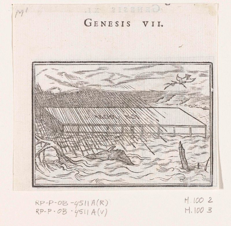 Ark van Noach de Hans Holbein (II) em papel