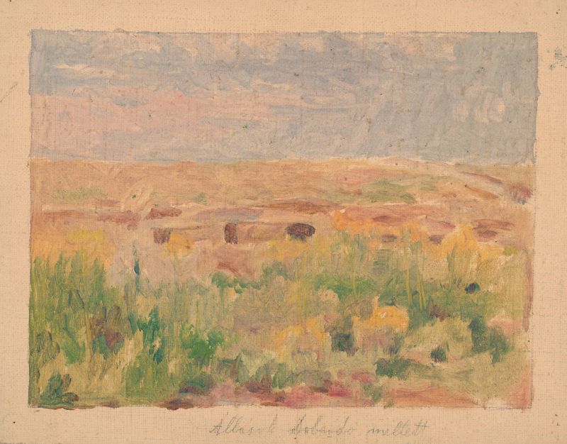 Obra figurativa de Dezider Czölder, From Italian Front IV, que representa figuras caóticas en tonos apagados.