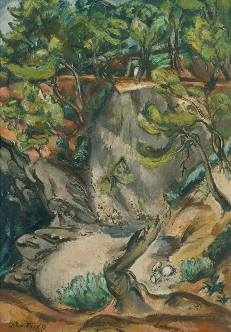 La Crique, Toulon by Emile Othon Friesz, oil painting depicting serene waters and vibrant colors
