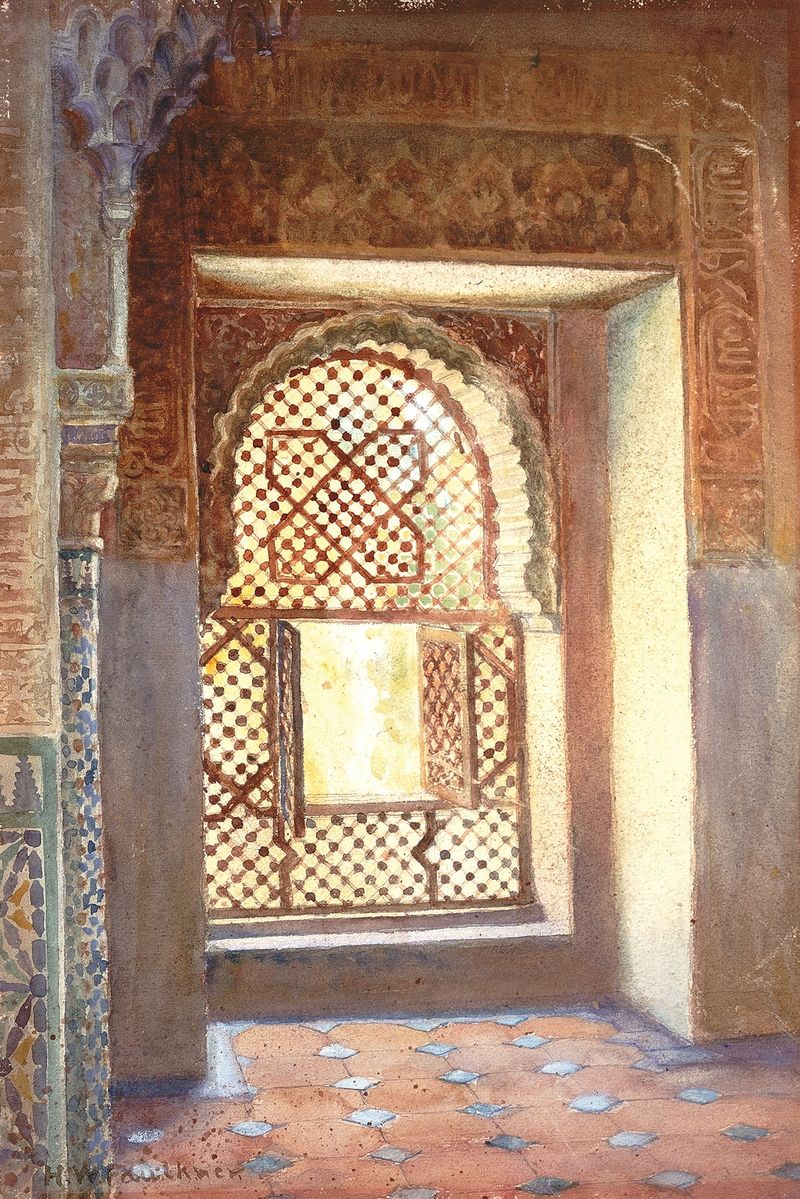 Una Ventana en el Salón de Justicia de Herbert Waldron Faulkner, medio desconocido